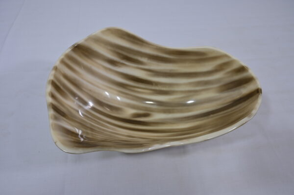 Brown & Cream Fusion Wooden Bowl