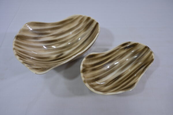 Brown & Cream Fusion Wooden Bowl