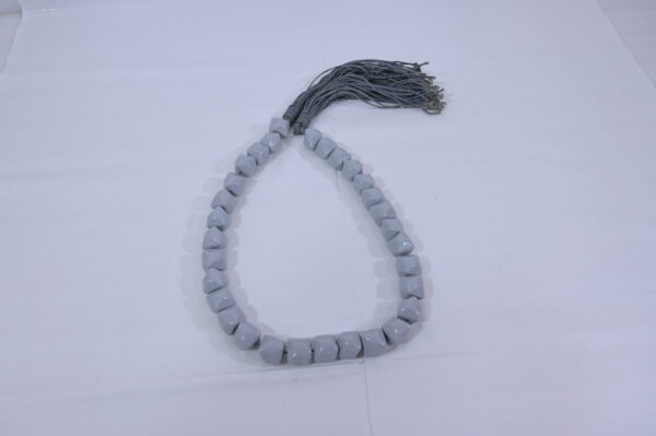 Handmade Resin & Canvas Thread Necklace