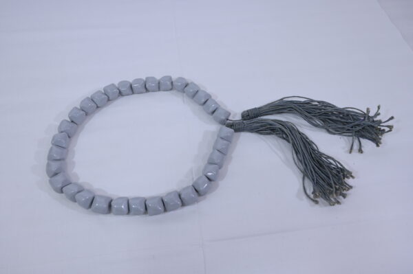Handmade Resin & Canvas Thread Necklace