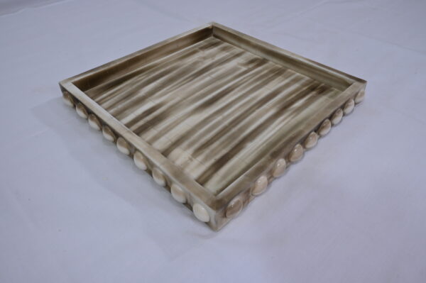 Brown Bone Resin Kitchen Tray