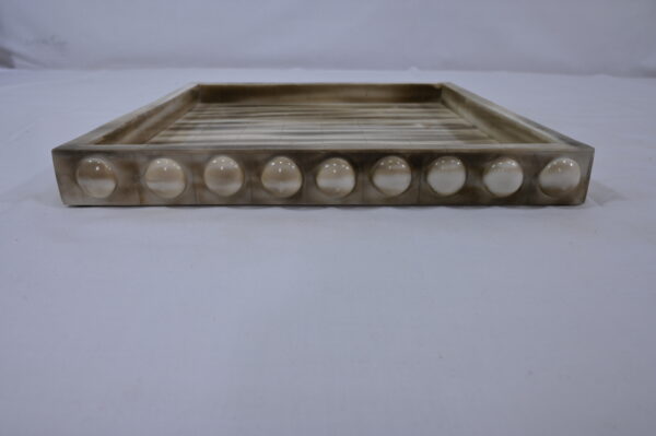 Brown Bone Resin Kitchen Tray