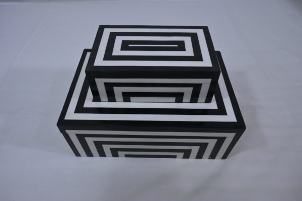 Wooden Box with Bone Inlay & Resin Work