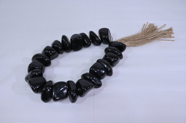 Black Triangle Beads Necklace