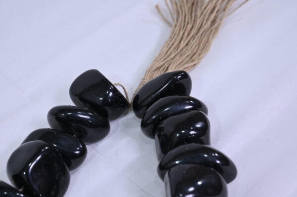 Black Triangle Beads Necklace