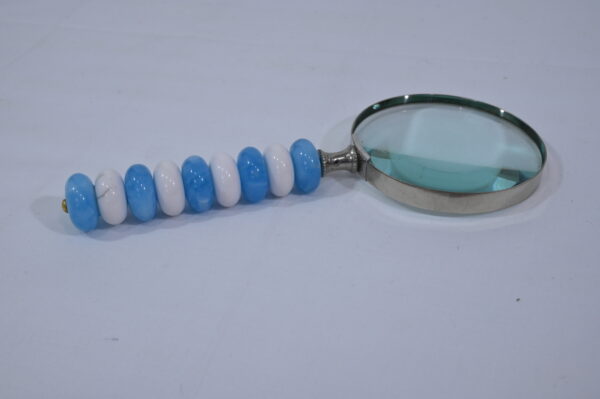 Square Resin Bead Style Magnifier with Handle