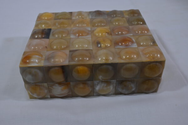 Bubble Design Resin Wooden Box