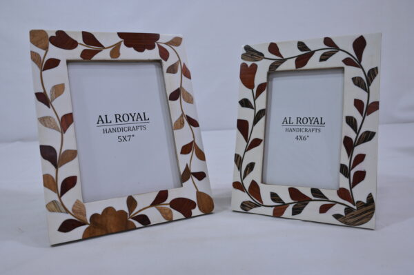 Wooden and Flower Design Frame