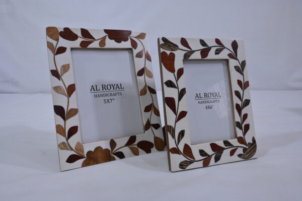 Wooden and Flower Design Frame