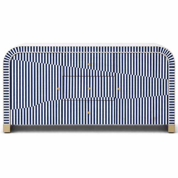 Dresser Navy Bone Inlay
