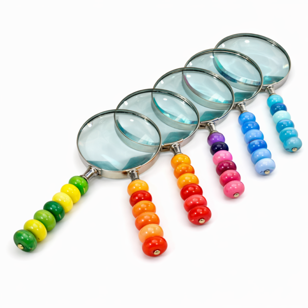 Multi-Color Resin Bead Style Magnifier